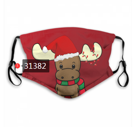 2020 Merry Christmas Dust mask with filter 41